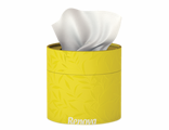 Желтые салфетки косметичексие Renova 3 сл 40 л. в упаковке